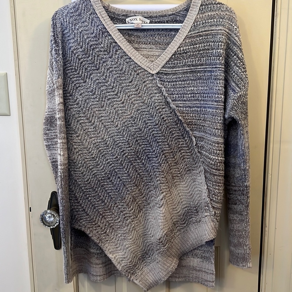 Blue/Tan Sweater
